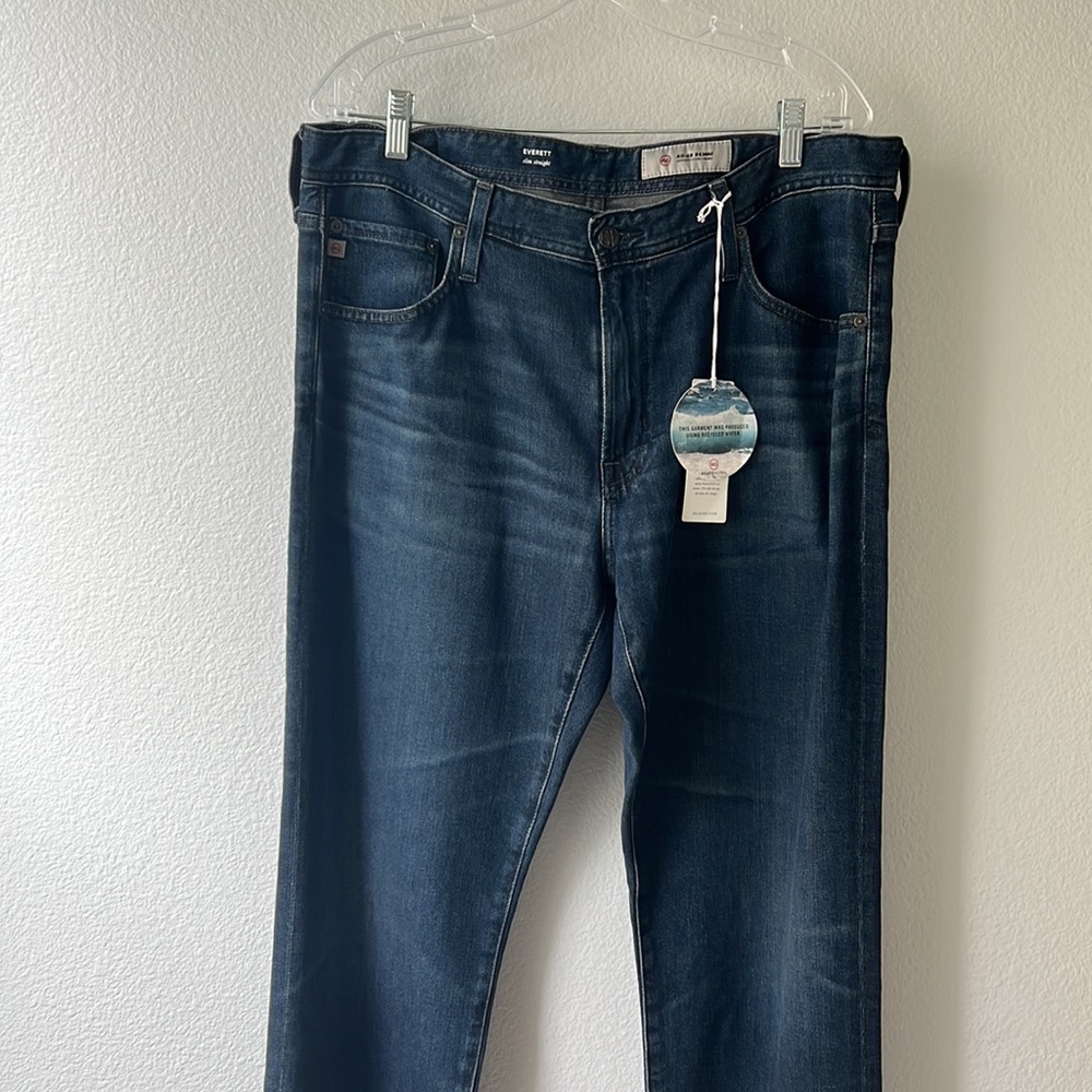 NWT Men's AG Jeans, Everett slim straight size 36x33